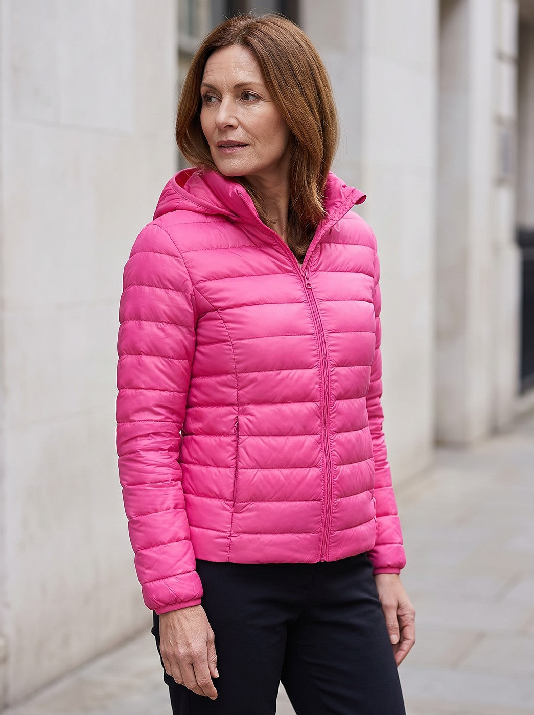 Women's Packable Hooded Puffer Jacket