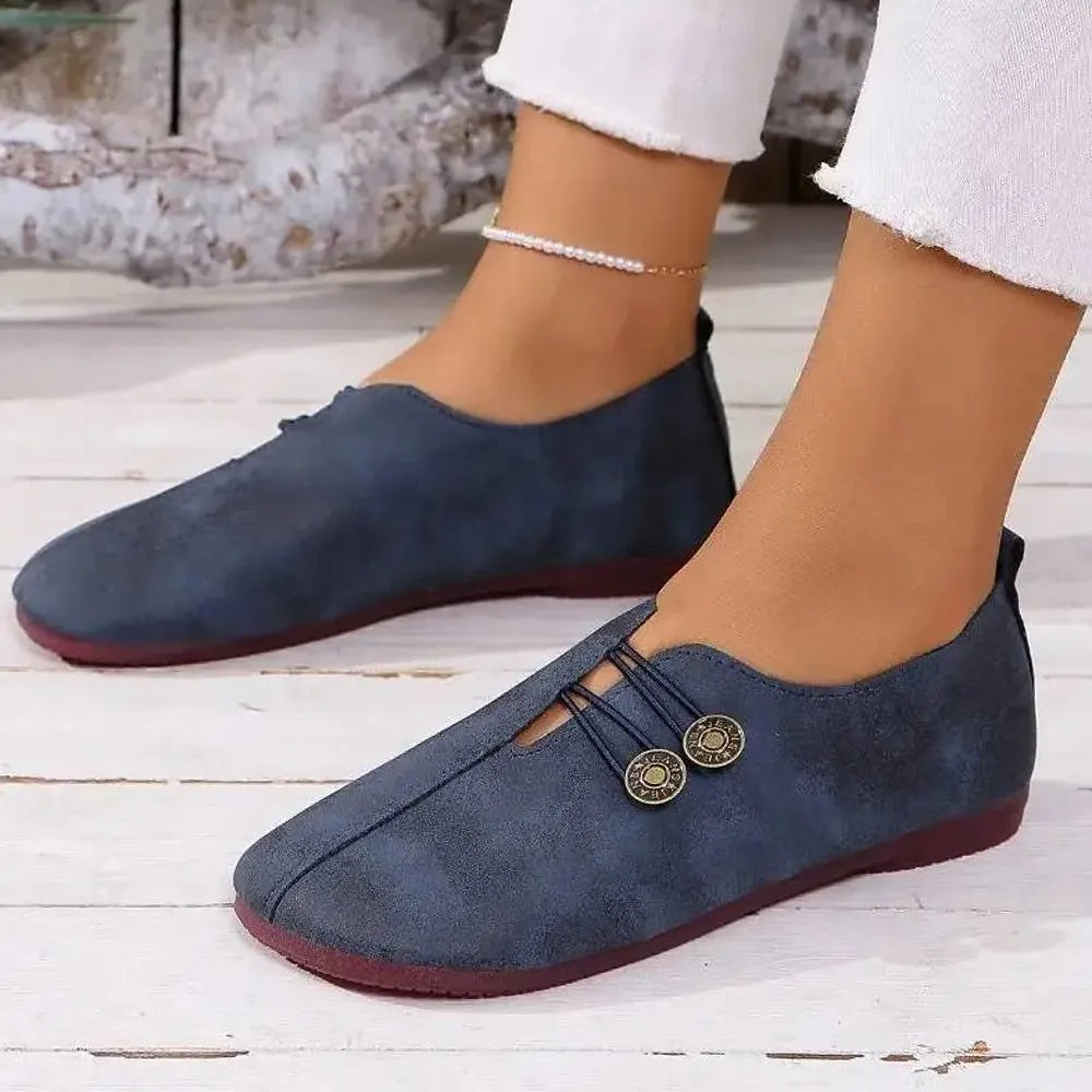Women's Faux Suede Slip On Loafers