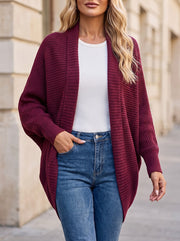 Women's Cocoon Shawl Collar Duster Cardigan