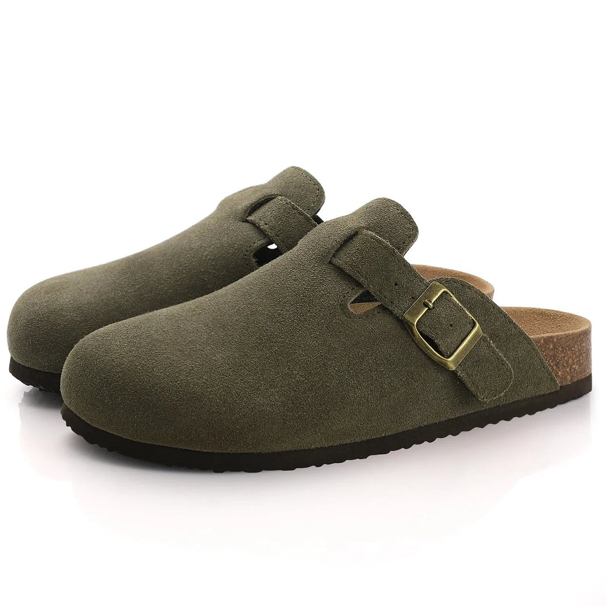 Women's Buckle Slide Clogs Arch Support