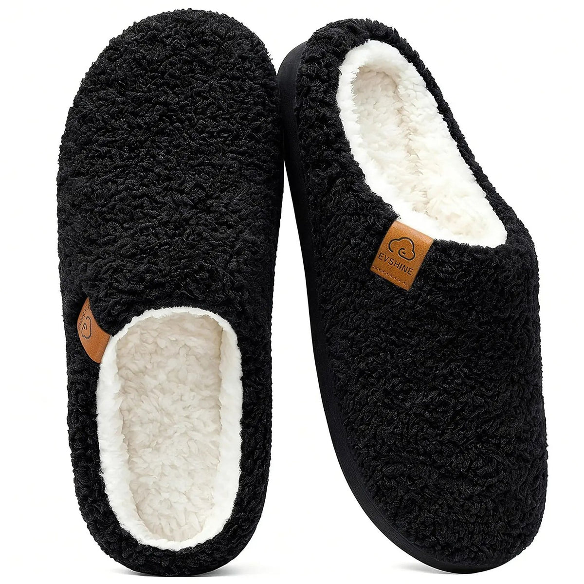 Women's Fuzzy Memory Foam House Slippers
