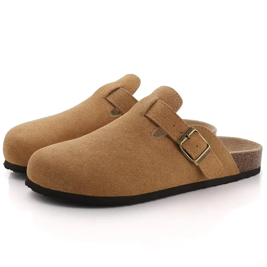 Women's Buckle Slide Clogs Arch Support