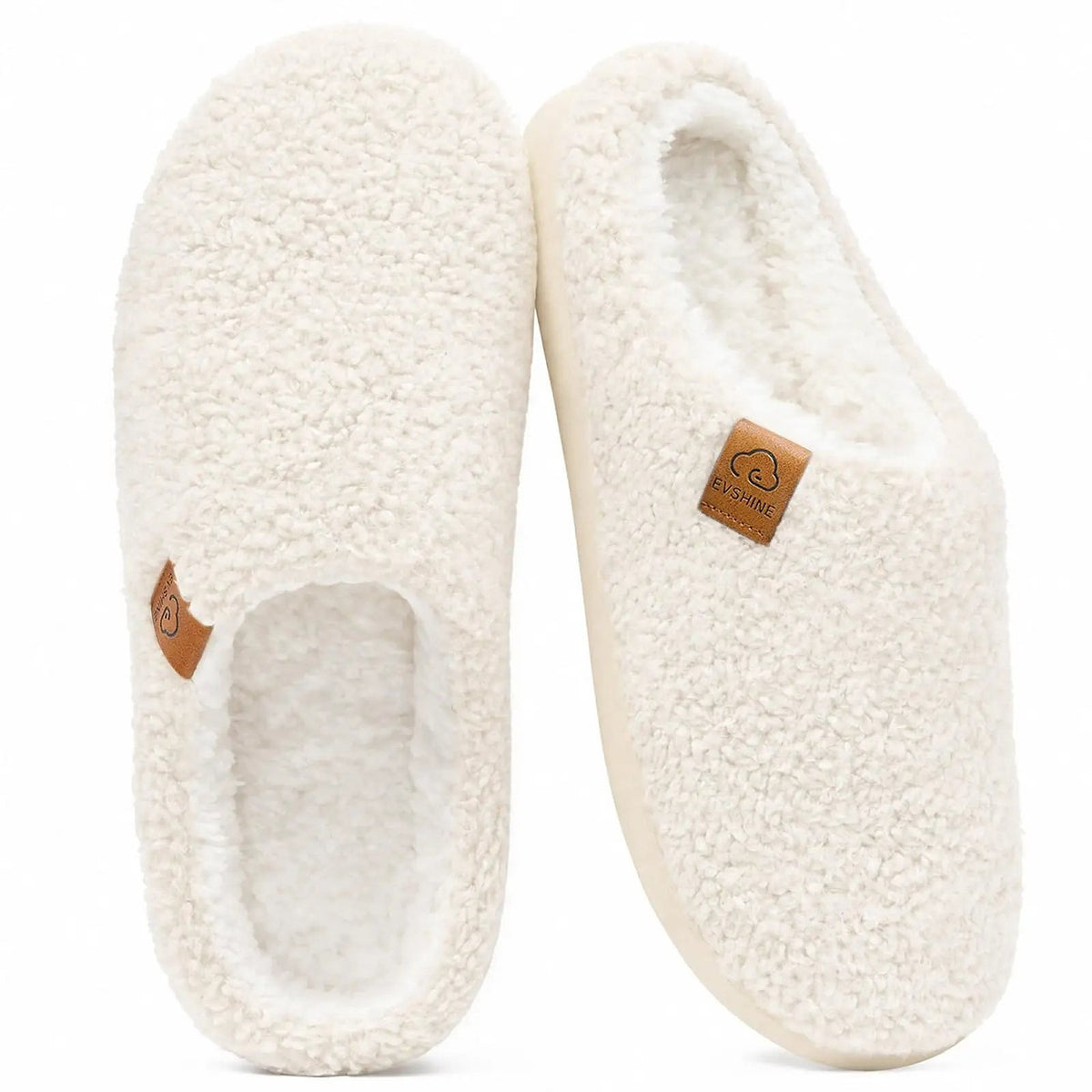 Women's Fuzzy Memory Foam House Slippers