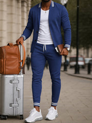 Men's Athletic Inspired Blazer Pants Set