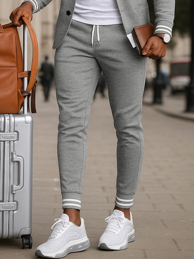Men's Athletic Inspired Blazer Pants Set