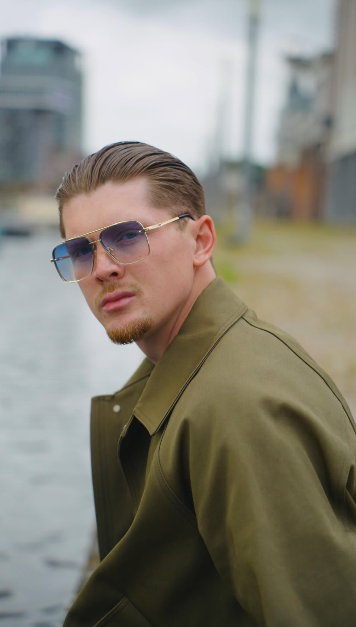 Men's Aviator Style Pilot Sunglasses