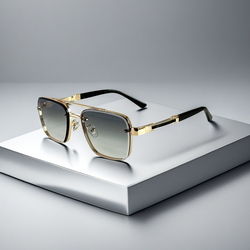 Men's Aviator Sunglasses with Gradient Lenses