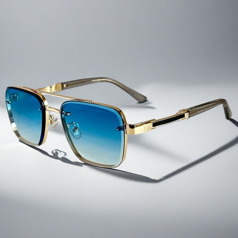 Men's Aviator Sunglasses with Gradient Lenses