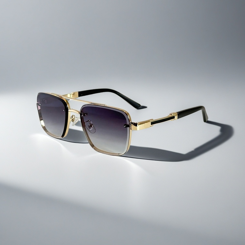 Men's Aviator Sunglasses with Gradient Lenses