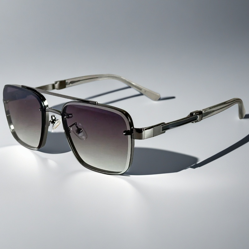 Men's Aviator Sunglasses with Gradient Lenses