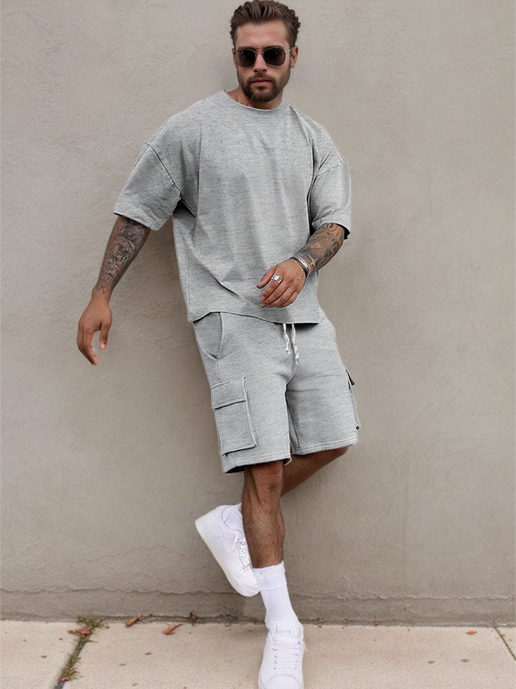 Men's Breathable Athleisure 2-Piece Set