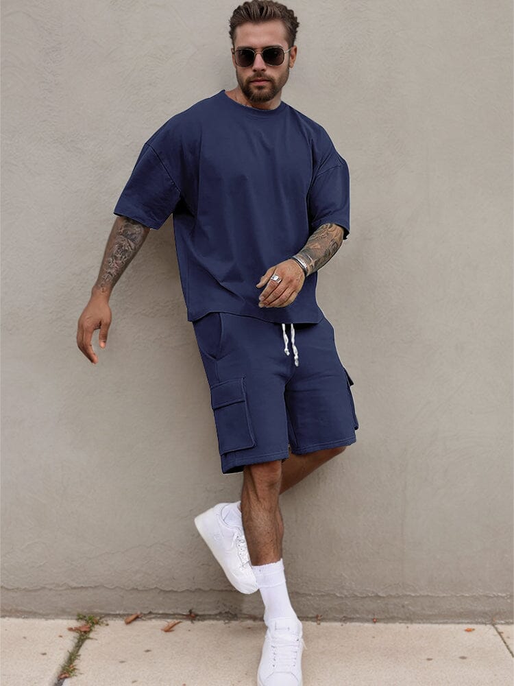Men's Breathable Athleisure 2-Piece Set