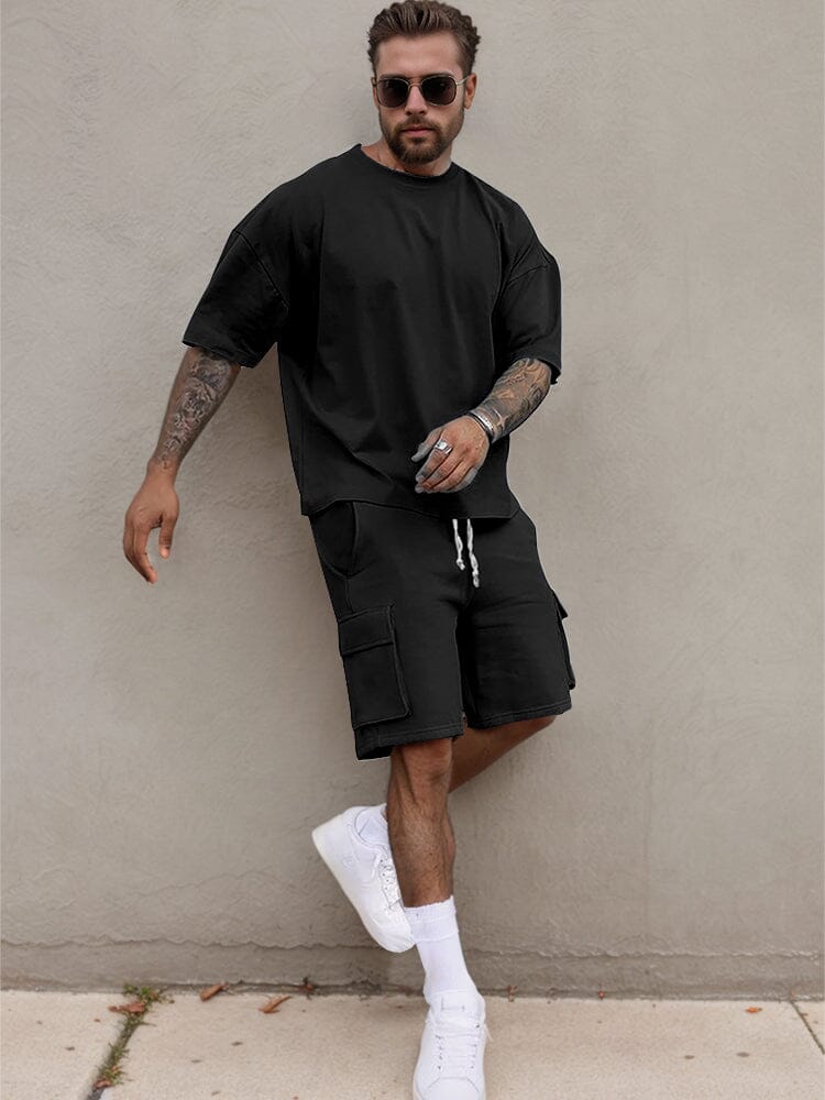 Men's Breathable Athleisure 2-Piece Set