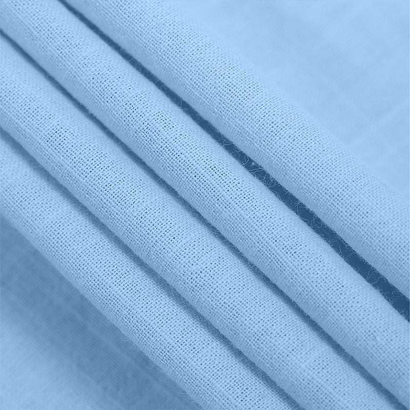 Men's Breathable Cotton-Linen Short Sleeve Shirt