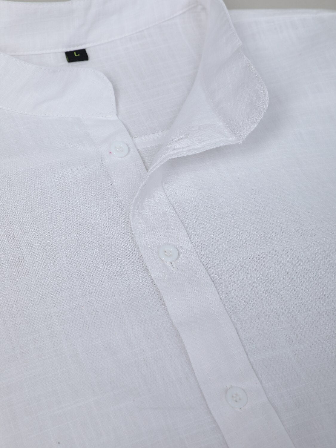 Men's Breathable Cotton-Linen Short Sleeve Shirt