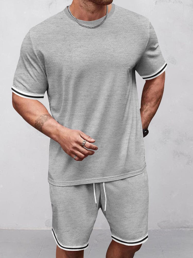 Men's Breathable Cotton Blend Tracksuit Set