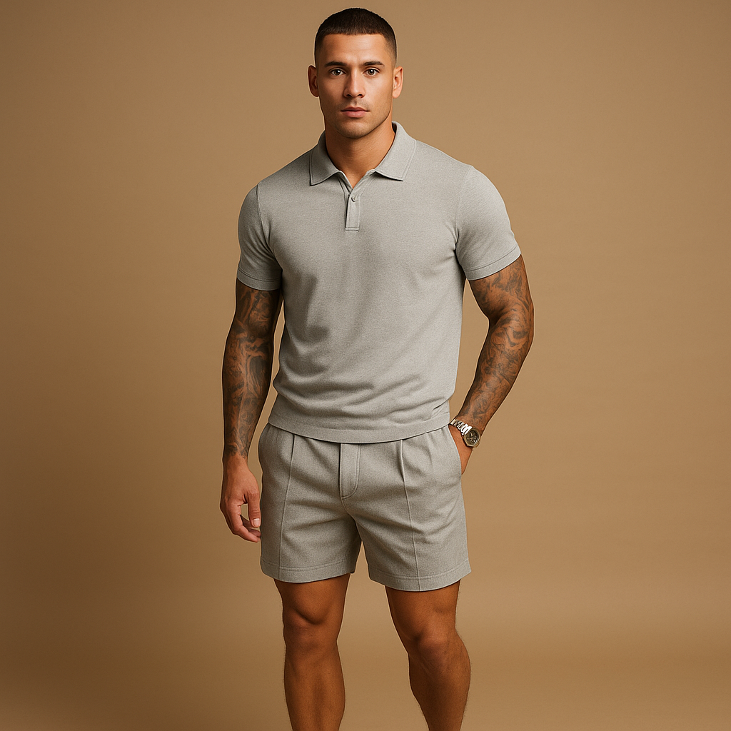 Men's Breathable Fabric Streetwear Set