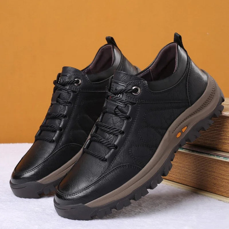 Men's Breathable Leather Casual Shoes