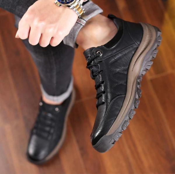 Men's Breathable Leather Casual Shoes