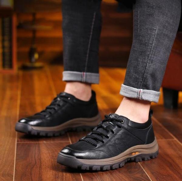 Men's Breathable Leather Casual Shoes