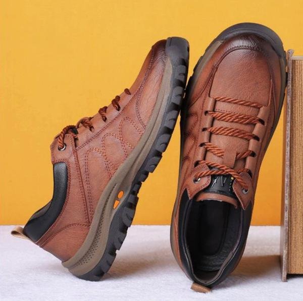 Men's Breathable Leather Casual Shoes