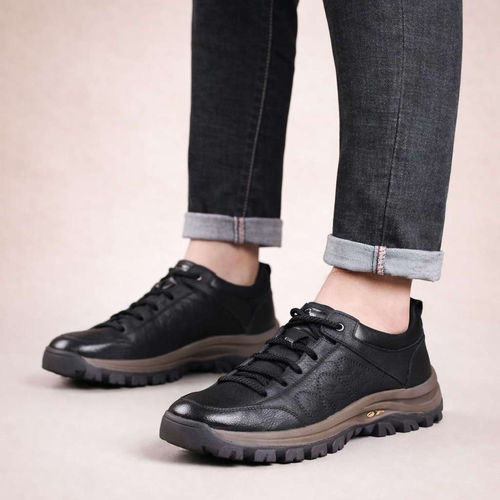 Men's Breathable Leather Casual Shoes