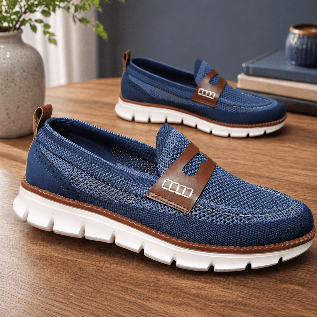 Men's Breathable Sport Knit Slip-On Shoes