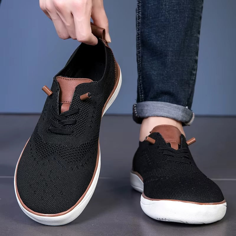 Men's Breathable Upper Wide Fit Walking Shoes