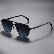 Men's Brushed Metallic Precision Sunglasses