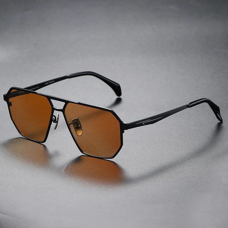 Men's Brushed Metallic Precision Sunglasses