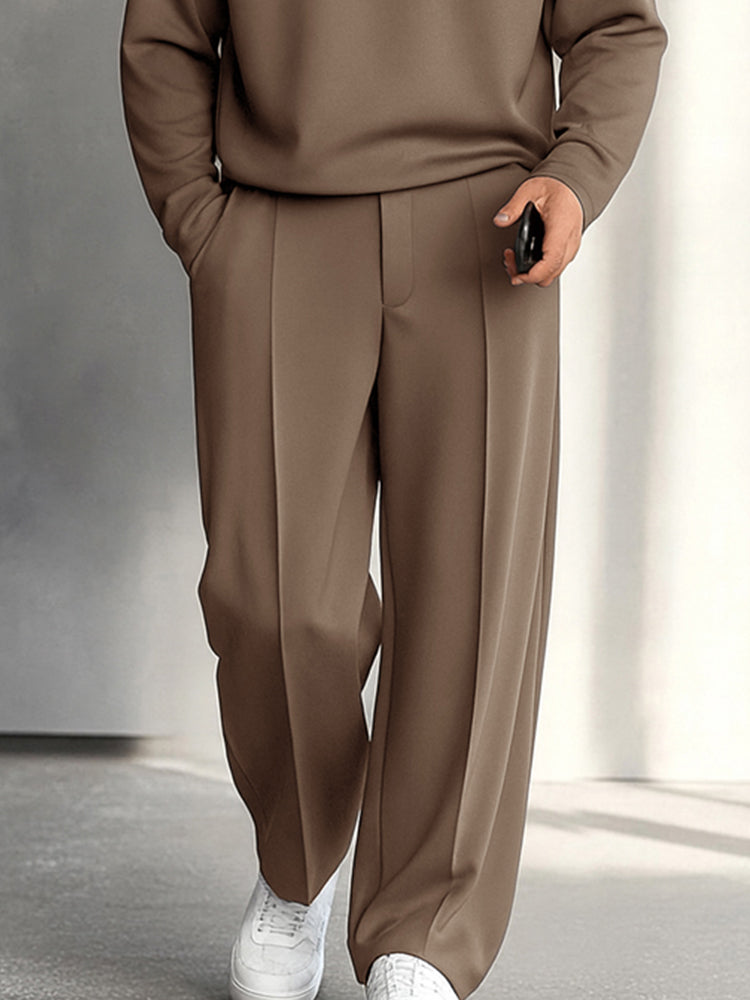 Men's Casual Long Sleeve Matching Tracksuit Set