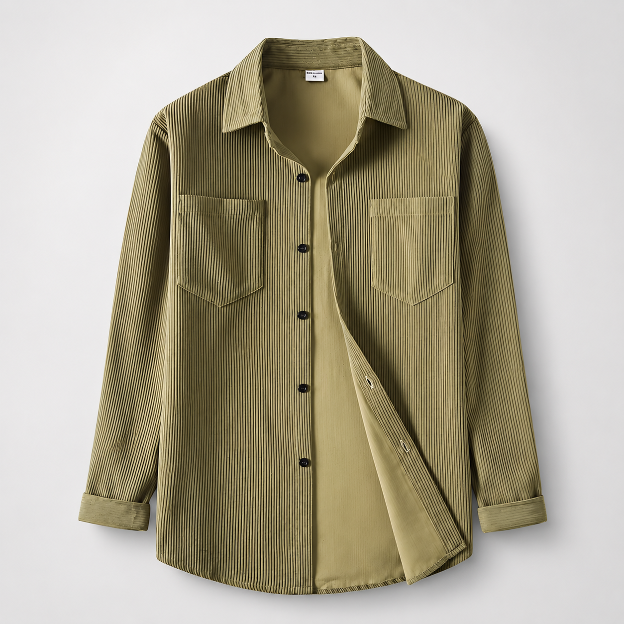 Men's Classic Corduroy Button-Down Shirt