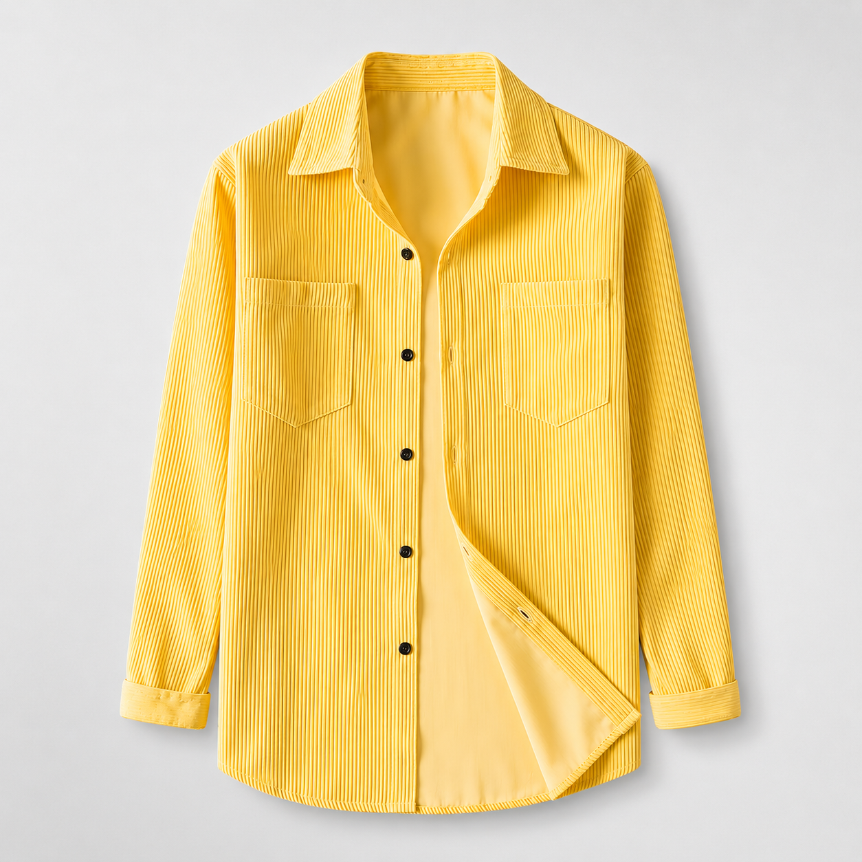 Men's Classic Corduroy Button-Down Shirt