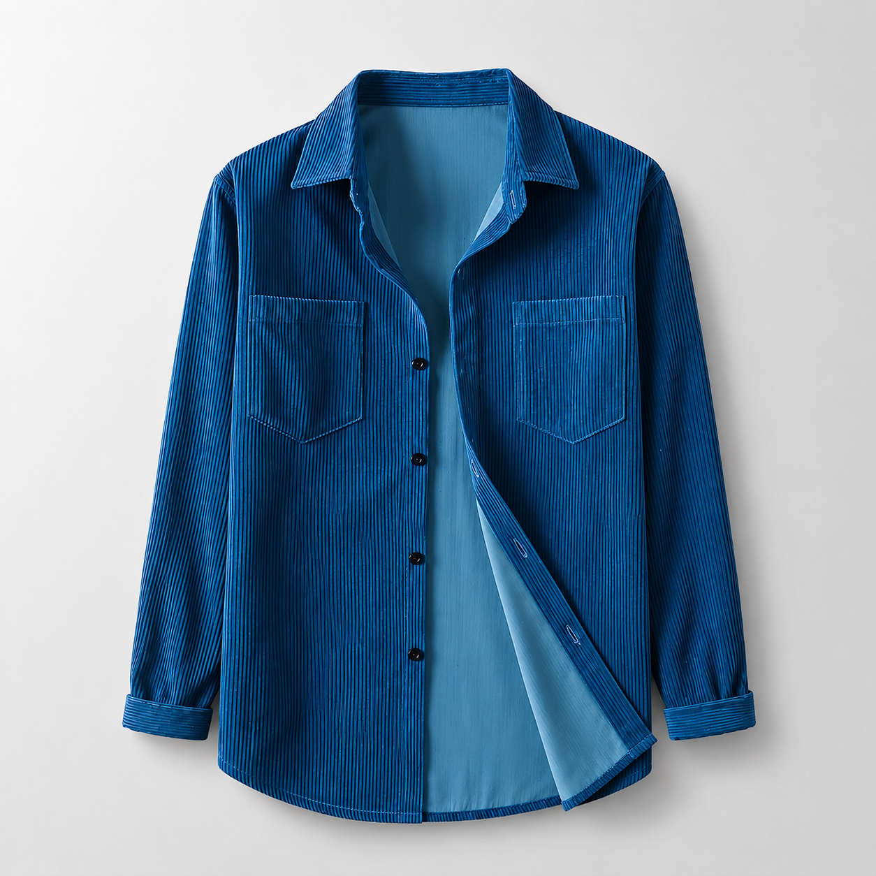 Men's Classic Corduroy Button-Down Shirt