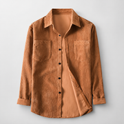 Men's Classic Corduroy Button-Down Shirt