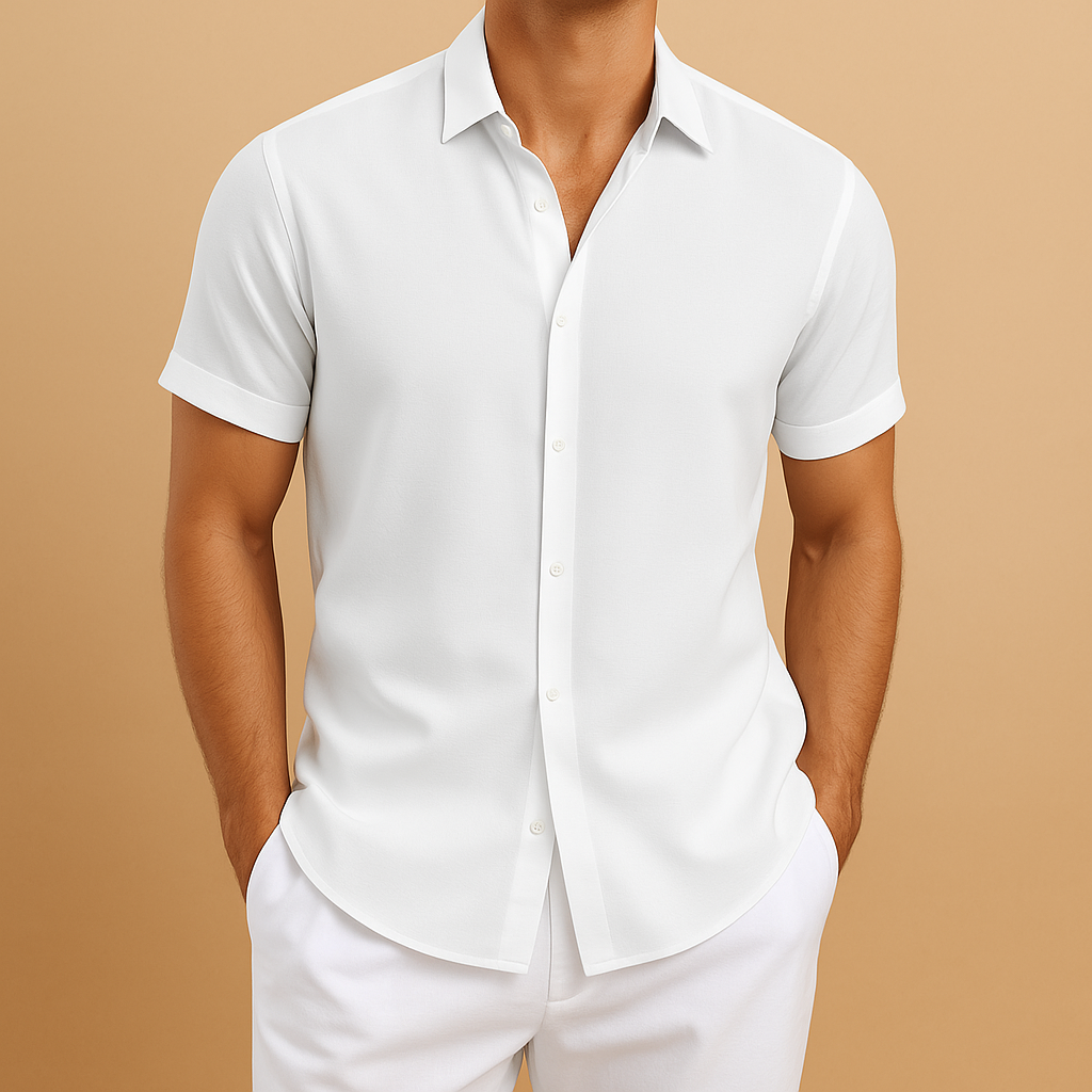 Men's Classic Long Sleeve Button-Down Shirt