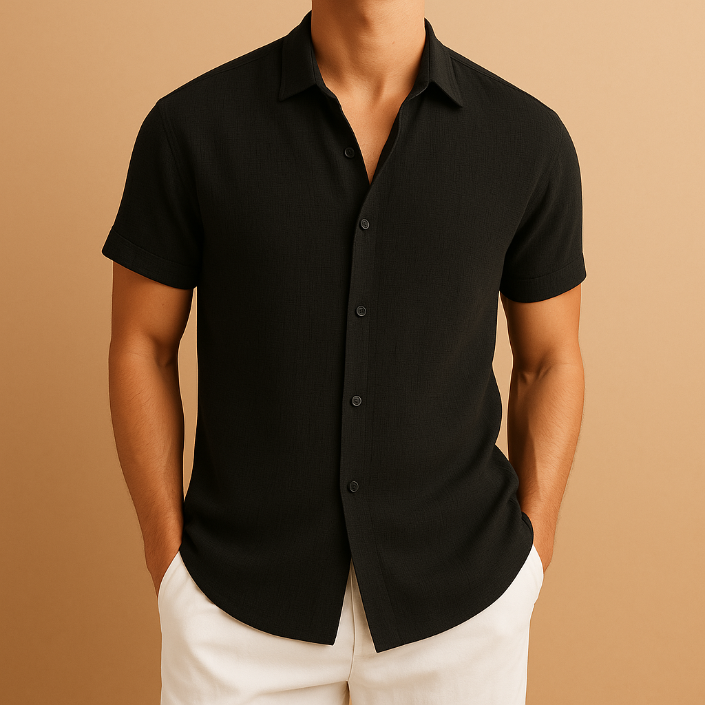 Men's Classic Long Sleeve Button-Down Shirt