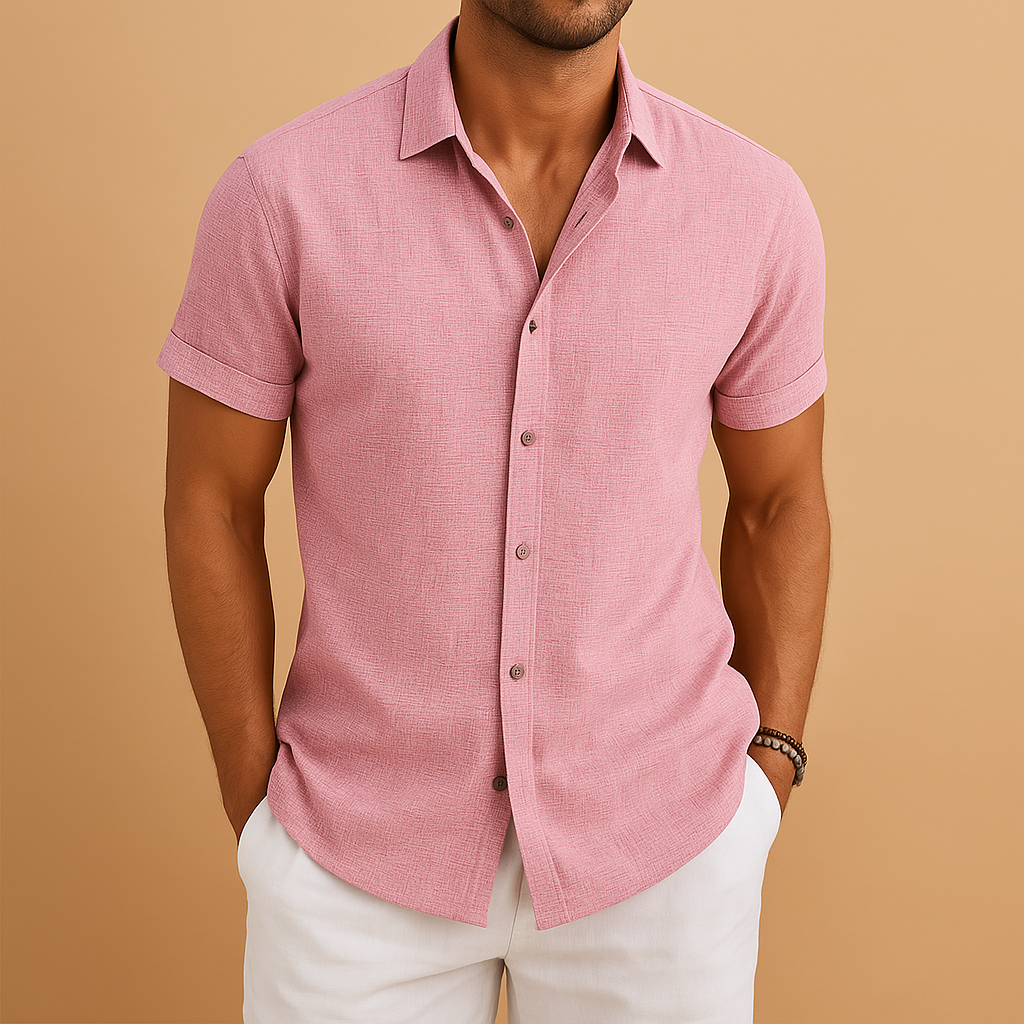 Men's Classic Long Sleeve Button-Down Shirt