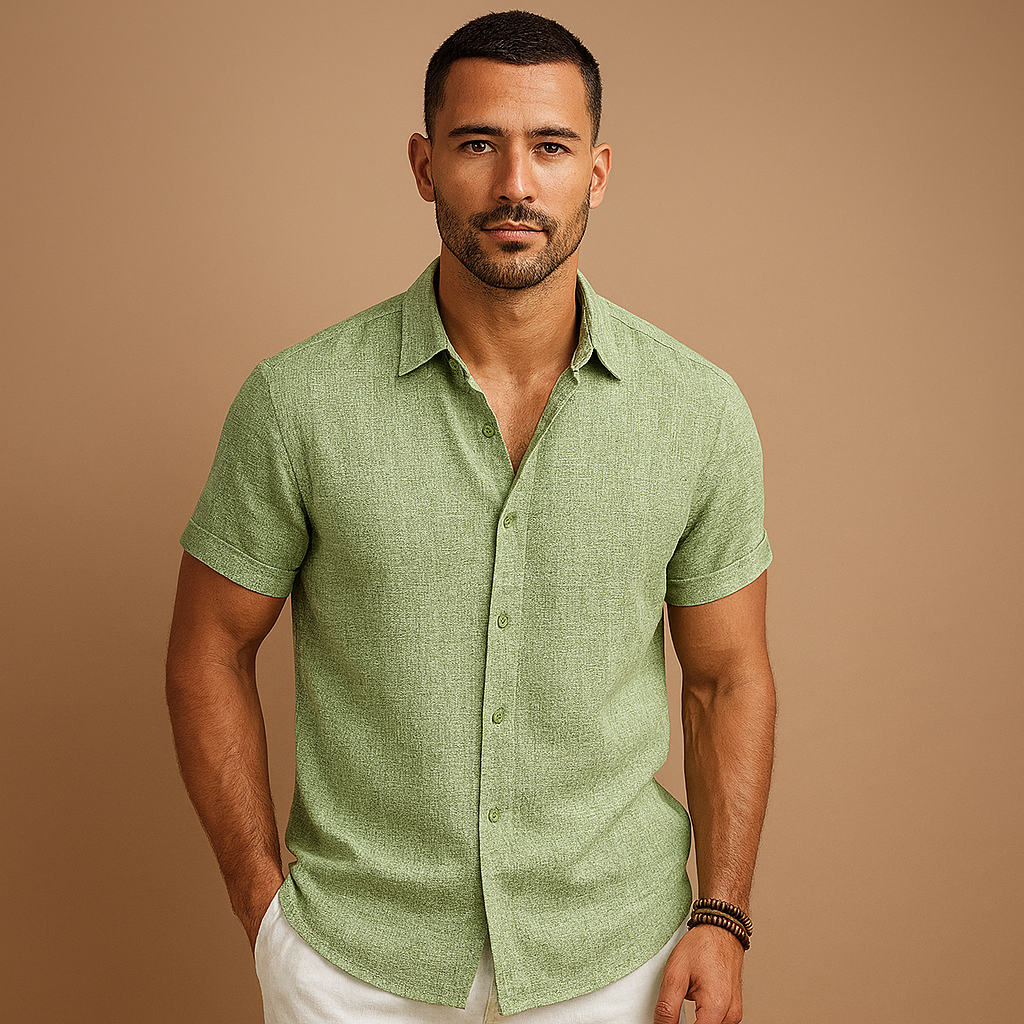 Men's Classic Long Sleeve Button-Down Shirt