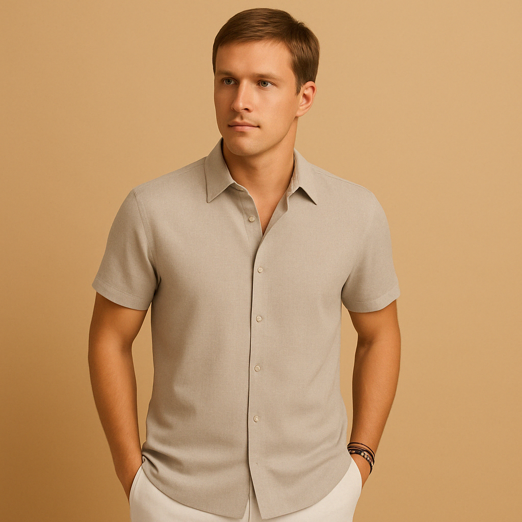 Men's Classic Long Sleeve Button-Down Shirt