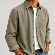Men's Classic Organic Cotton Button-Down Shirt