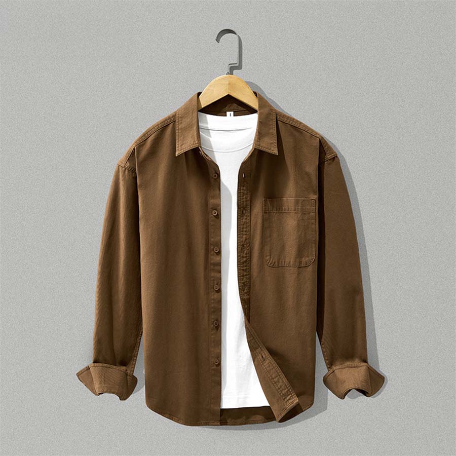 Men's Classic Organic Cotton Button-Down Shirt