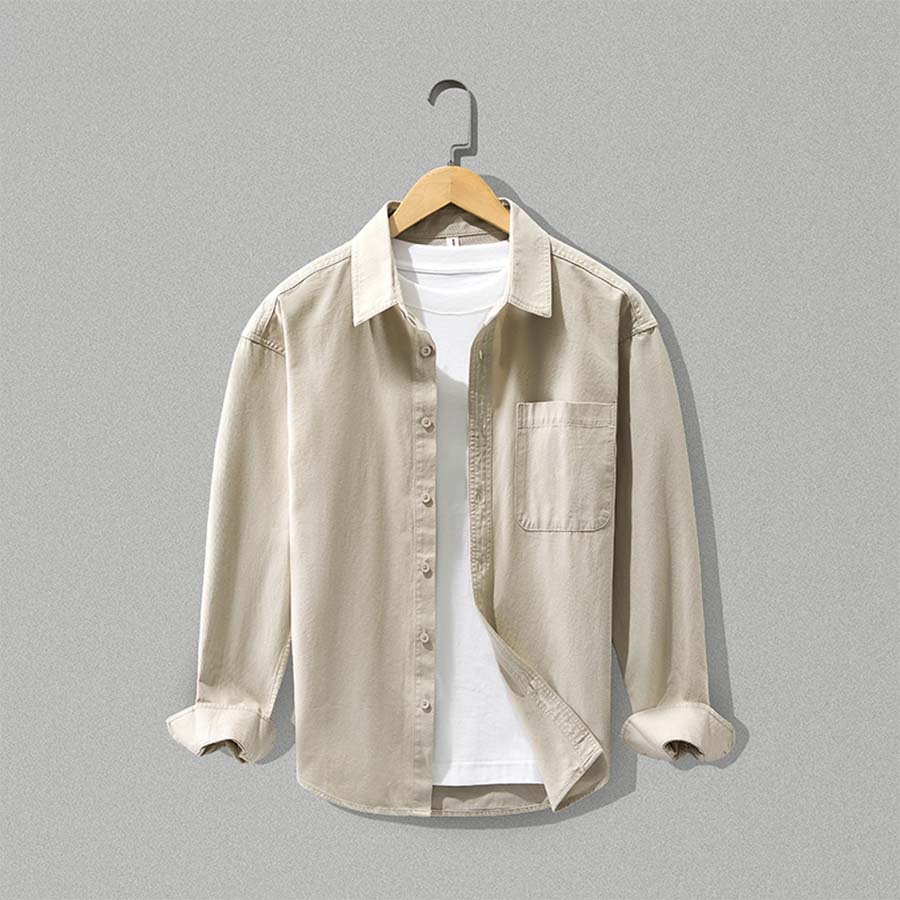 Men's Classic Organic Cotton Button-Down Shirt