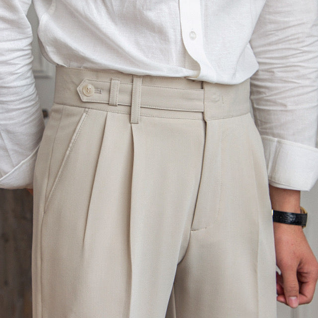 Men's Classic Tailored Chino Pants