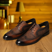Men's Comfortable Wingtip Dress Shoes