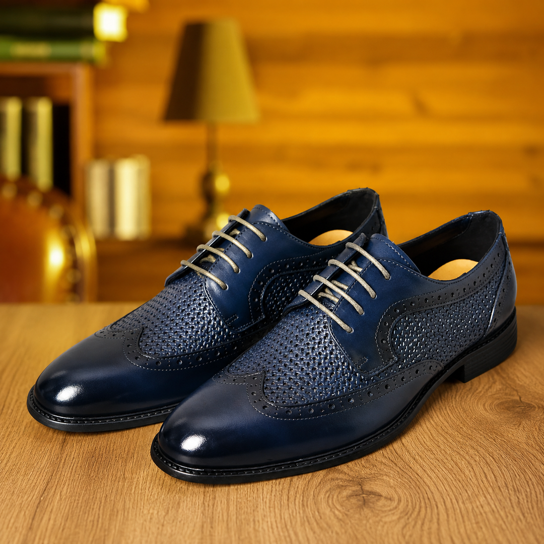 Men's Comfortable Wingtip Dress Shoes
