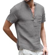 Men's Cotton-Blend Button-Down Shirt