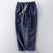 Men's Cotton-Blend Japan-Style Casual Pants