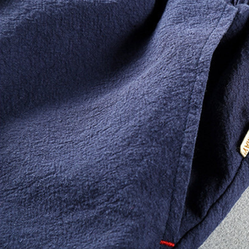 Men's Cotton-Blend Japan-Style Casual Pants