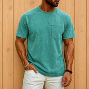 Men's Faded Cotton Pocket T-Shirt